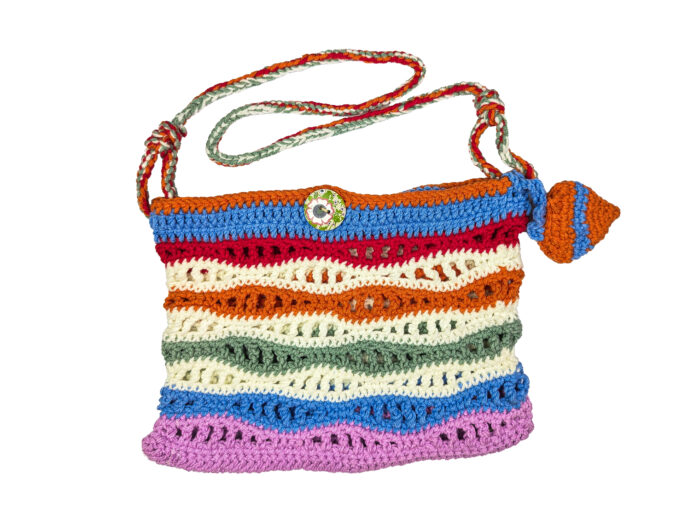 Boho Bloom Crochet Bag - Image 2